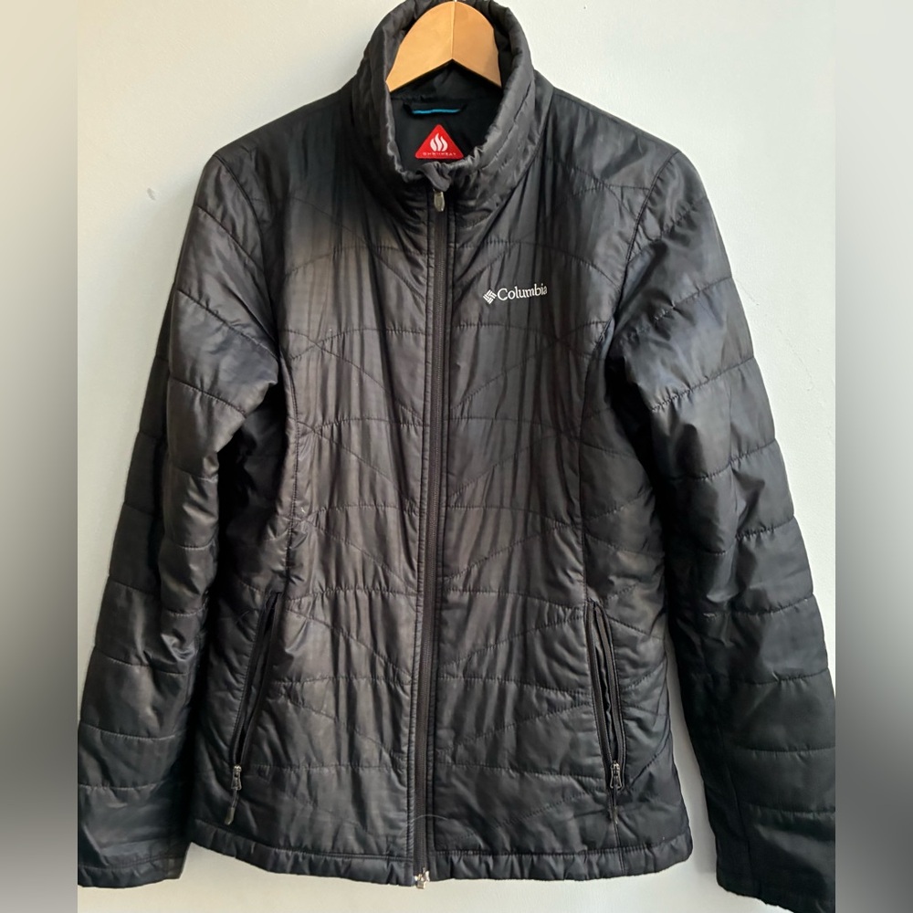 COLUMBIA women’s size medium Omni heat black puffer jacket